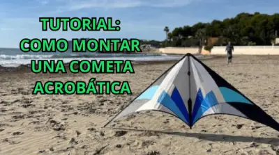 torial de como montar una cometa acrobatica